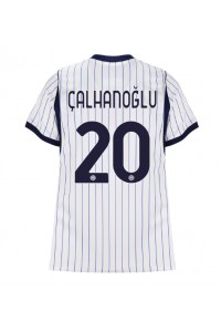 Inter Milan Hakan Calhanoglu #20 Fotballdrakt Borte Klær Dame 2026-27 Korte ermer
